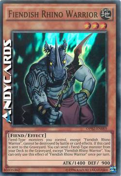 GUERRIERO RINOCERONTE DEMONIACO