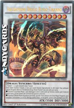 ARCIDEMONE DRAGO ROSSO TIRANNO