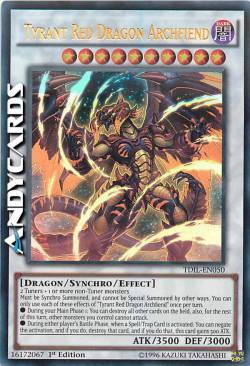 ARCIDEMONE DRAGO ROSSO TIRANNO