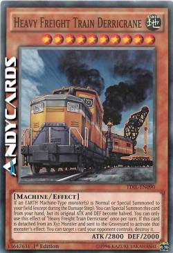 HEAVY FREIGHT TRAIN DERRICRANE