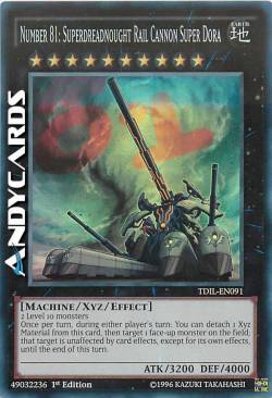 NUMERO 81: CANNONE FERROVIARIO SUPERCORAZZATO SUPER DORA