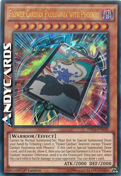 FLOWER CARDIAN PAULOWNIA WITH PHOENIX