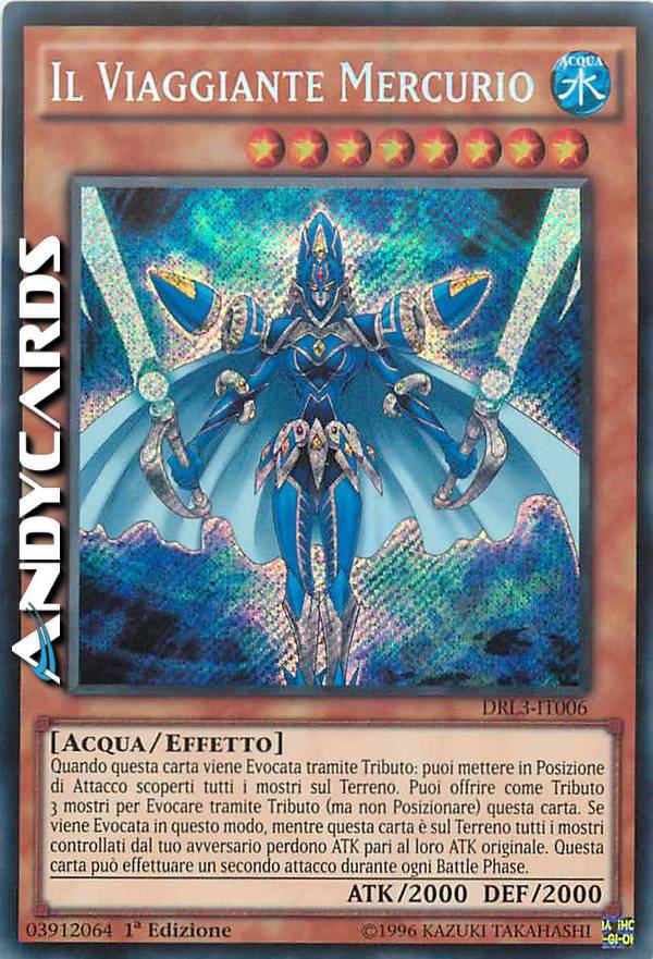 Yu-Gi-Oh! Karte 'The Tripper Mercury' – Secret Rare, 1. Edition, Aus Dragons Of Legend: Unleashed