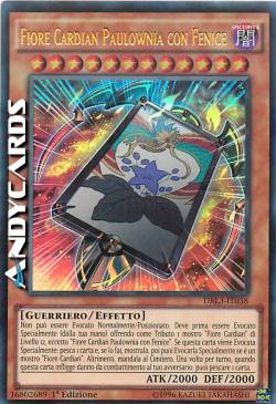 FIORE CARDIAN PAULOWNIA CON FENICE