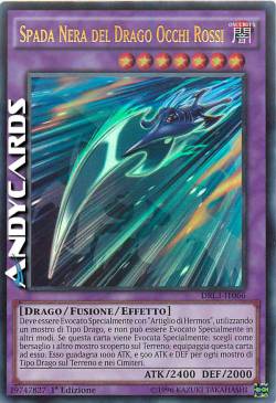 SPADA NERA DEL DRAGO OCCHI ROSSI
