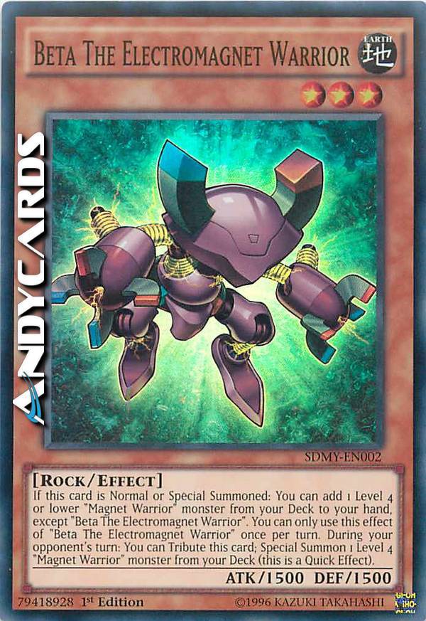 yugioh electromagnet warrior deck Burst Protocol Yu-Gi-Oh! Beta The Electromagnet Warrior - SDMY-EN002 -  Structure Deck: Yugi MUTO - 1st Edition