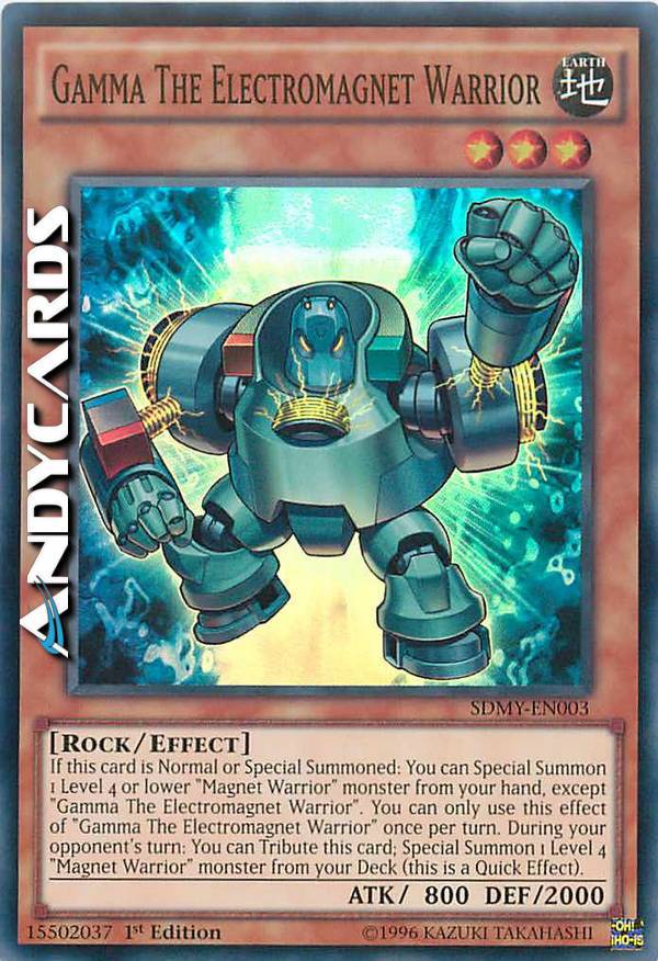 GAMMA THE ELECTROMAGNET WARRIOR | AndyCards Srl