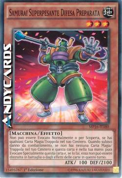 SAMURAI SUPERPESANTE DIFESA PREPARATA