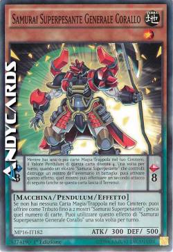 SAMURAI SUPERPESANTE GENERALE CORALLO