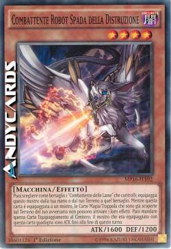 COMBATTENTE ROBOT SPADA DELLA DISTRUZIONE