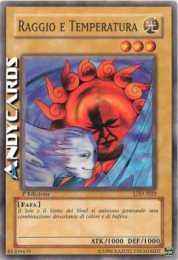 RAGGIO E TEMPERATURA