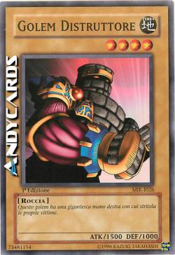 GOLEM DISTRUTTORE