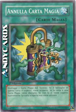 ANNULLA CARTA MAGIA