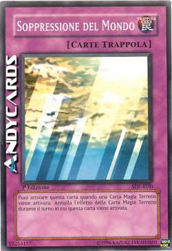 SOPPRESSIONE DEL MONDO