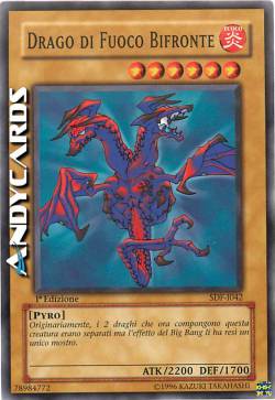 DRAGO DI FUOCO BIFRONTE