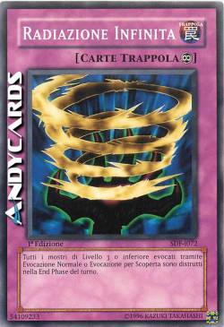 RADIAZIONE INFINITA