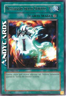 MESSAGGIO DELLO SPIRITO "I"