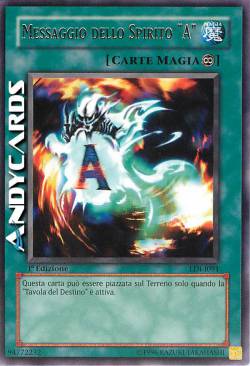 MESSAGGIO DELLO SPIRITO "A"