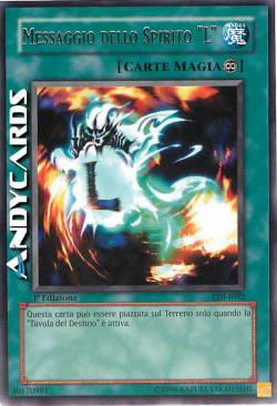 MESSAGGIO DELLO SPIRITO "L"