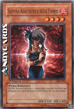 LADY ASSAILANT OF FLAMES