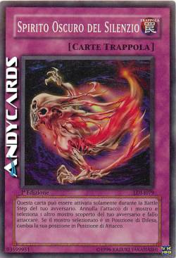 SPIRITO OSCURO DEL SILENZIO