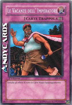 LE VACANZE DELL'IMPERATORE