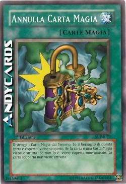 ANNULLA CARTA MAGIA