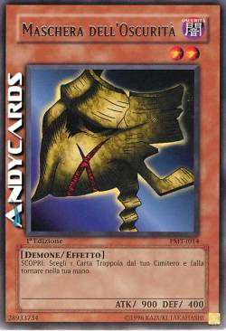 MASCHERA DELL'OSCURITÀ