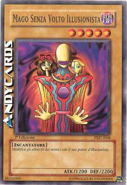 MAGO SENZA VOLTO ILLUSIONISTA