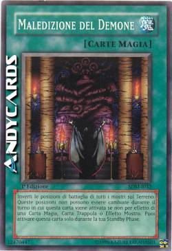 MALEDIZIONE DEL DEMONE