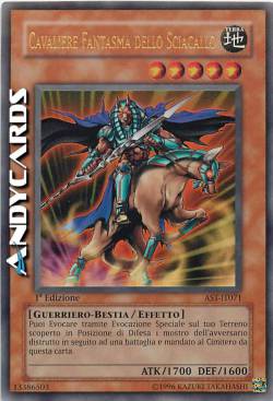 CAVALIERE FANTASMA DELLO SCIACALLO