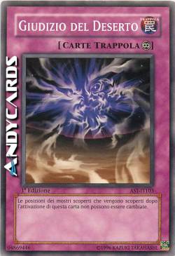 GIUDIZIO DEL DESERTO