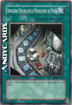 INDUSTRIA OSCURA DELLA PRODUZIONE DI MASSA