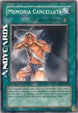 MEMORIA CANCELLATA