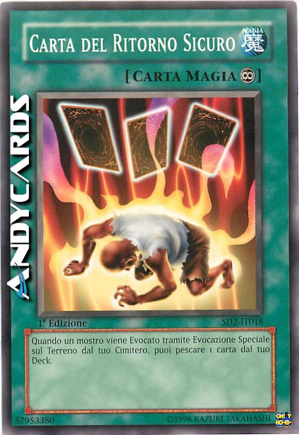 Yu-Gi-Oh! Carta Card Of Safe Return (SDZW-EN021) - 1st Edition Common Da Structure Deck Zombie World - 2