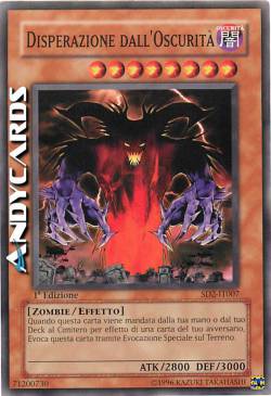 DISPERAZIONE DALL'OSCURITÀ