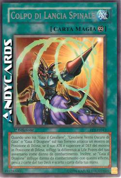 COLPO DI LANCIA SPINALE