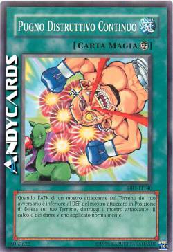 PUGNO DISTRUTTIVO CONTINUO