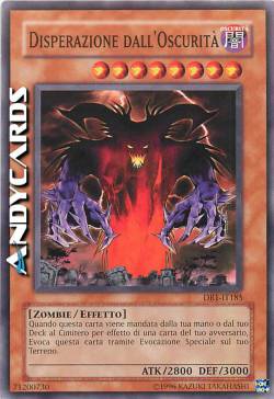 DISPERAZIONE DALL'OSCURITÀ