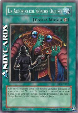 UN ACCORDO COL SIGNORE OSCURO