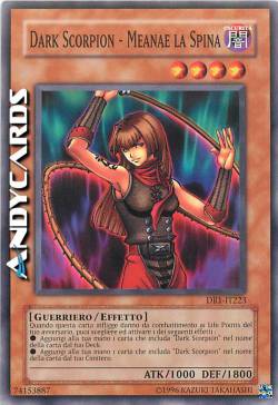DARK SCORPION - MEANAE LA SPINA