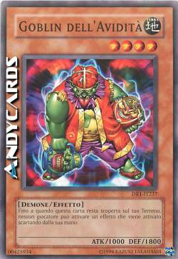 GOBLIN DELL'AVIDITÀ