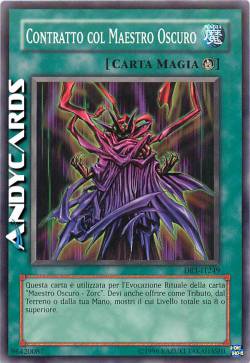 CONTRATTO COL MAESTRO OSCURO