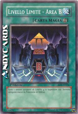 LIVELLO LIMITE - AREA B