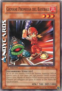 GIOVANE PROMESSA DEL BASEBALL