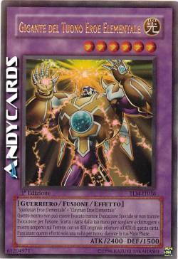 GIGANTE DEL TUONO EROE ELEMENTALE