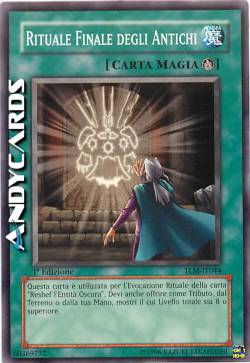 RITUALE FINALE DEGLI ANTICHI