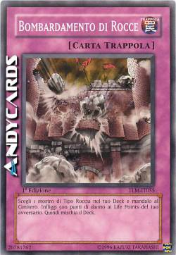 BOMBARDAMENTO DI ROCCE