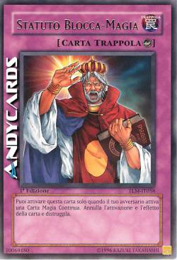 STATUTO BLOCCA-MAGIA