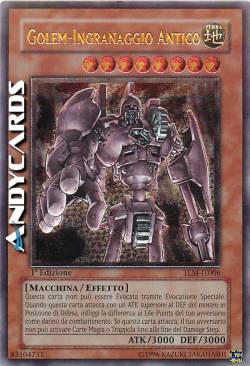 GOLEM-INGRANAGGIO ANTICO